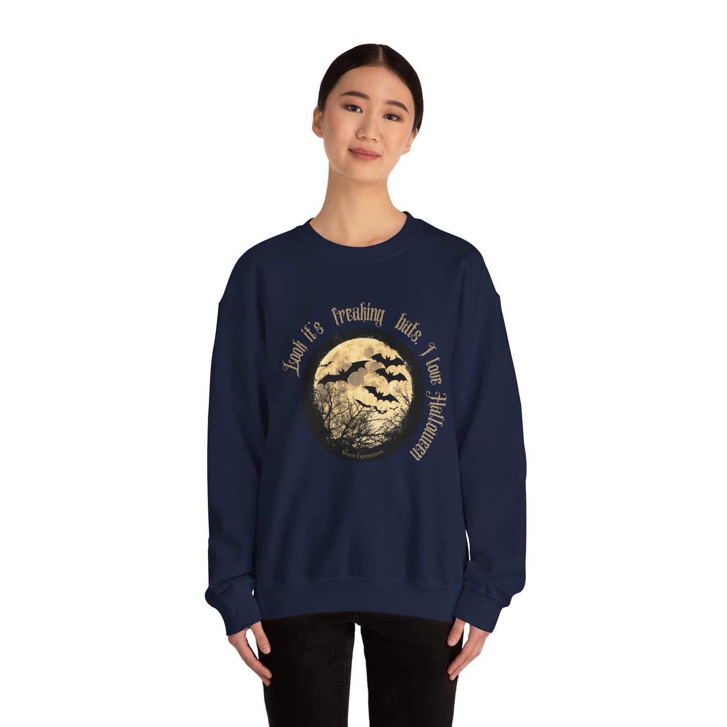 Twilight Bats Unisex Softstyle Crewneck T-Shirt