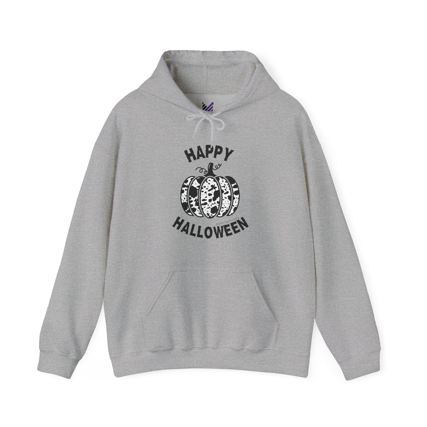 Cow Pumpkin Patch Unisex Hooded Sweatshirt