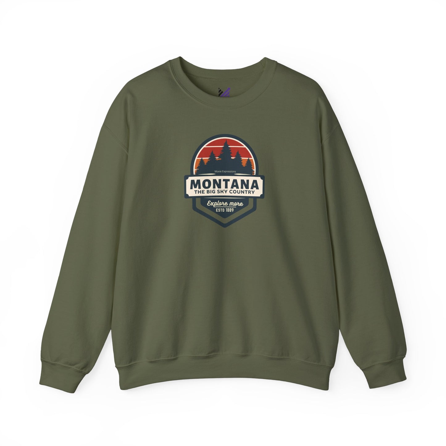 Montana Big Sky "Explore More" Unisex Crewneck Sweatshirt