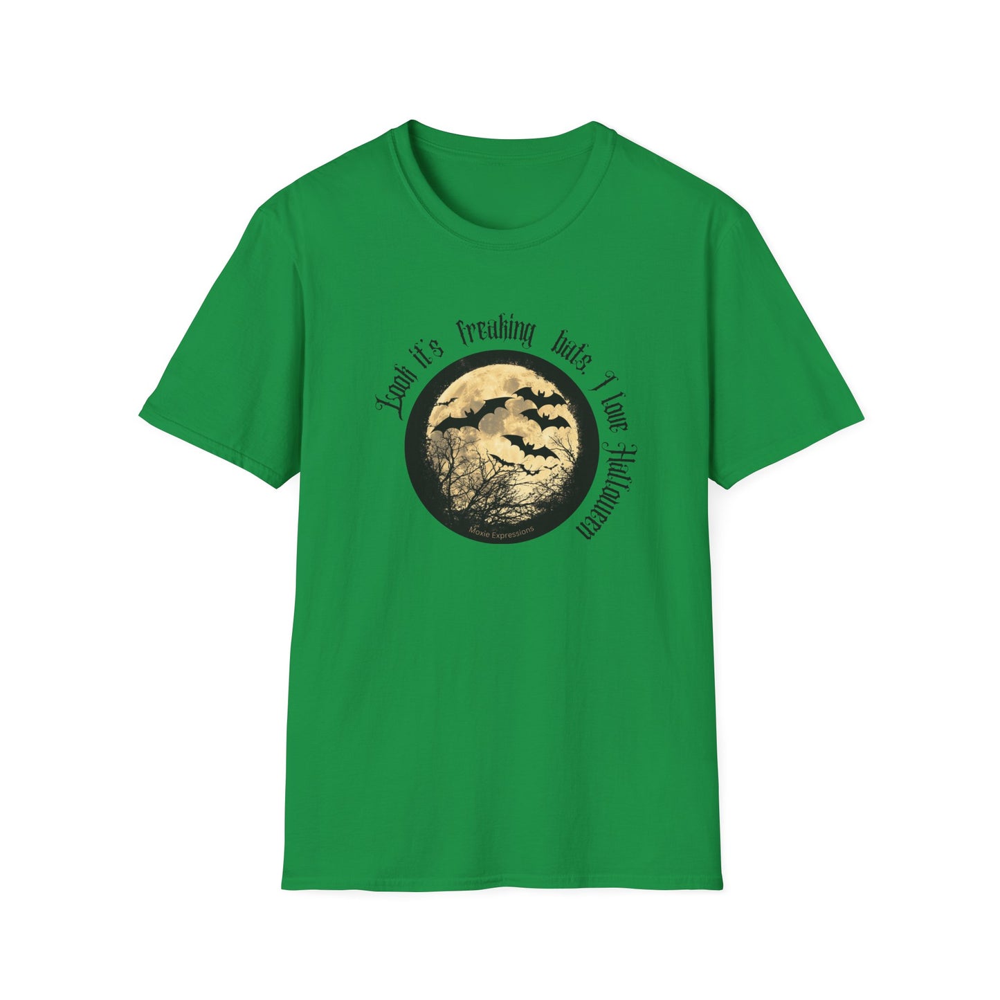 Twilight Bats Unisex Softstyle Crewneck T-Shirt