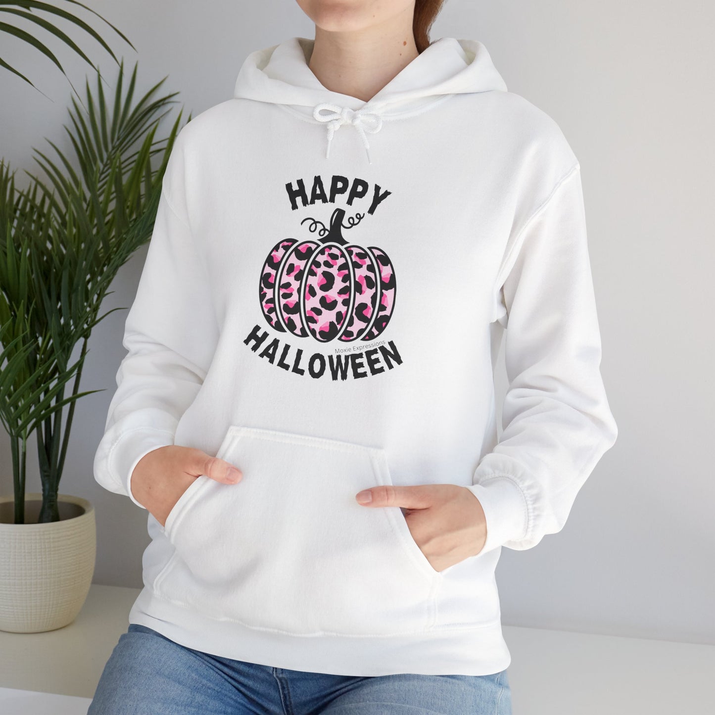 Sassy Pink Pumpkin Patch Unisex Hooded Sweatshirt