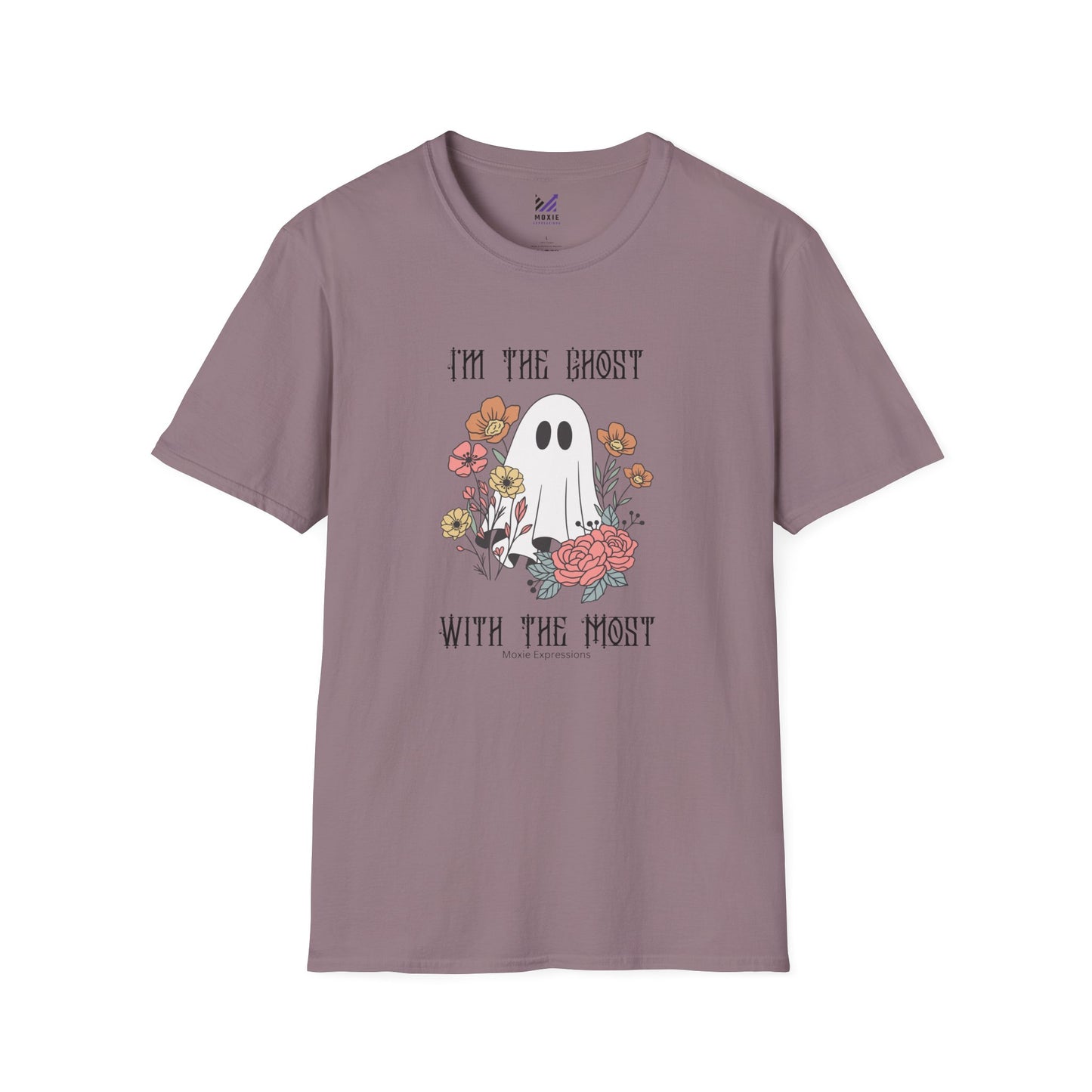 Ghost with the Most Unisex Softstyle Crewneck T-Shirt
