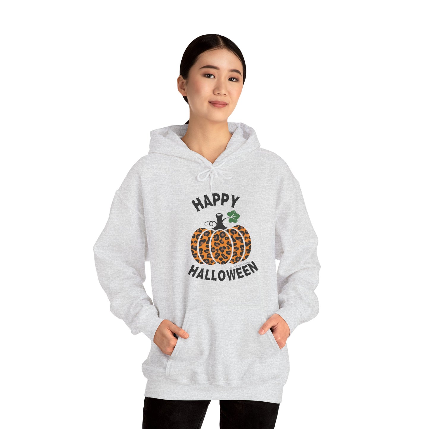 Cheetah Chic Pumpkin Patch Unisex Hooded Sweatshirt