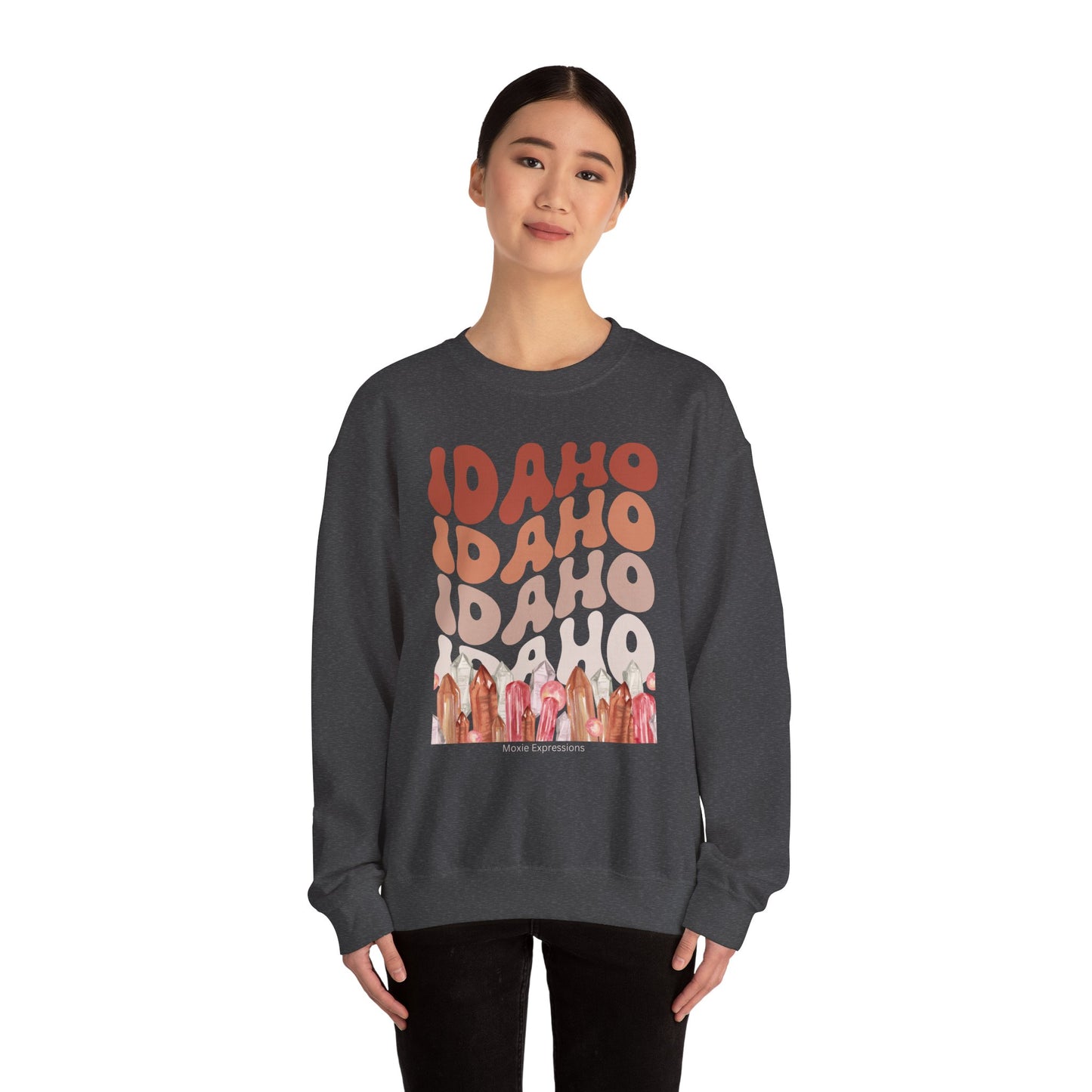 Idaho Gemstone Fusion Unisex Crewneck Sweatshirt