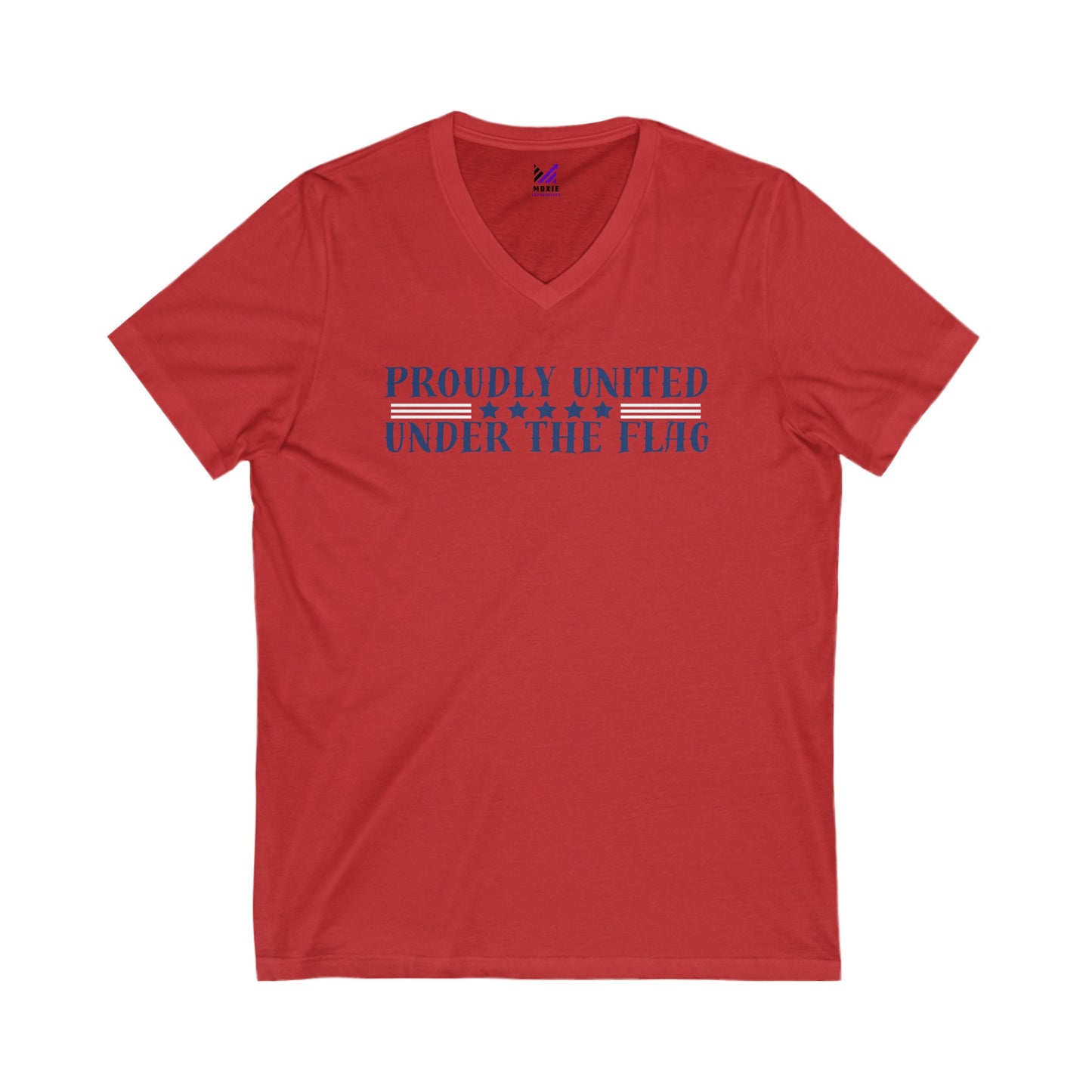 Proud Patriot Unisex Jersey Short Sleeve V-Neck Tee