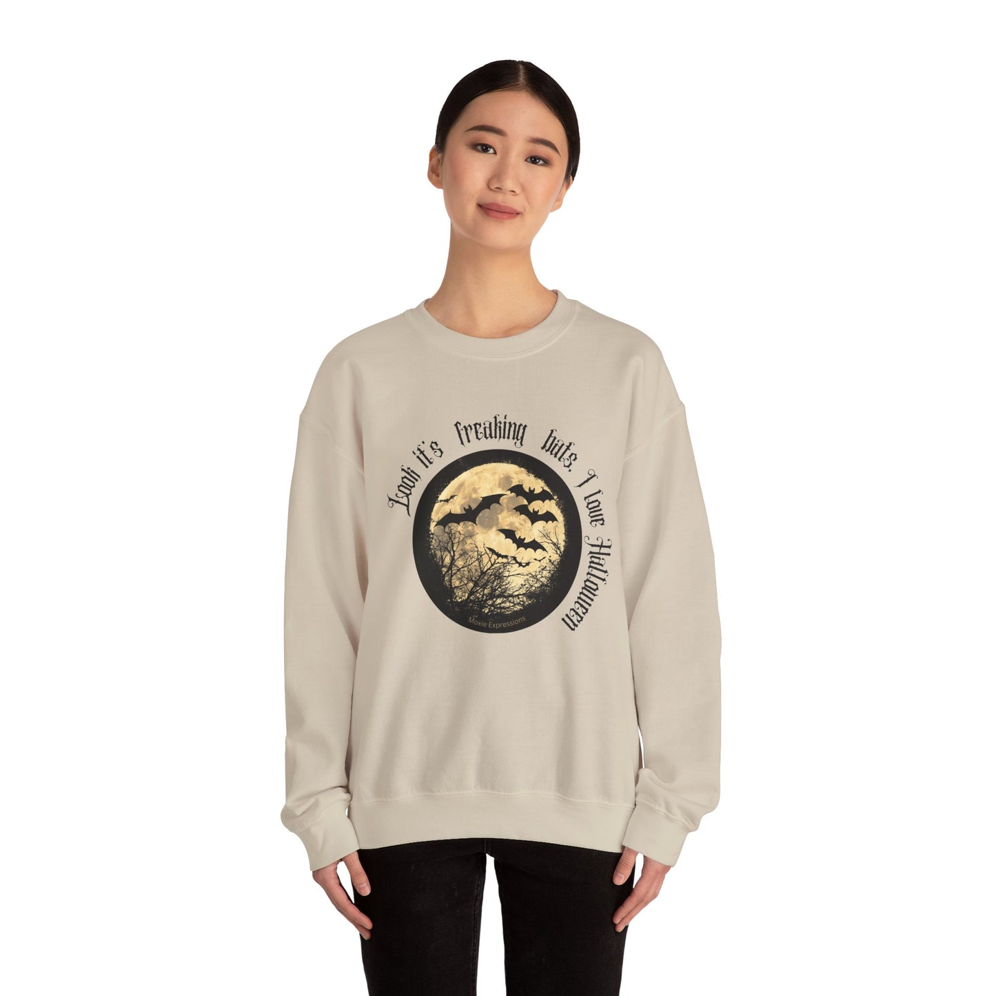Twilight Bats Unisex Softstyle Crewneck T-Shirt