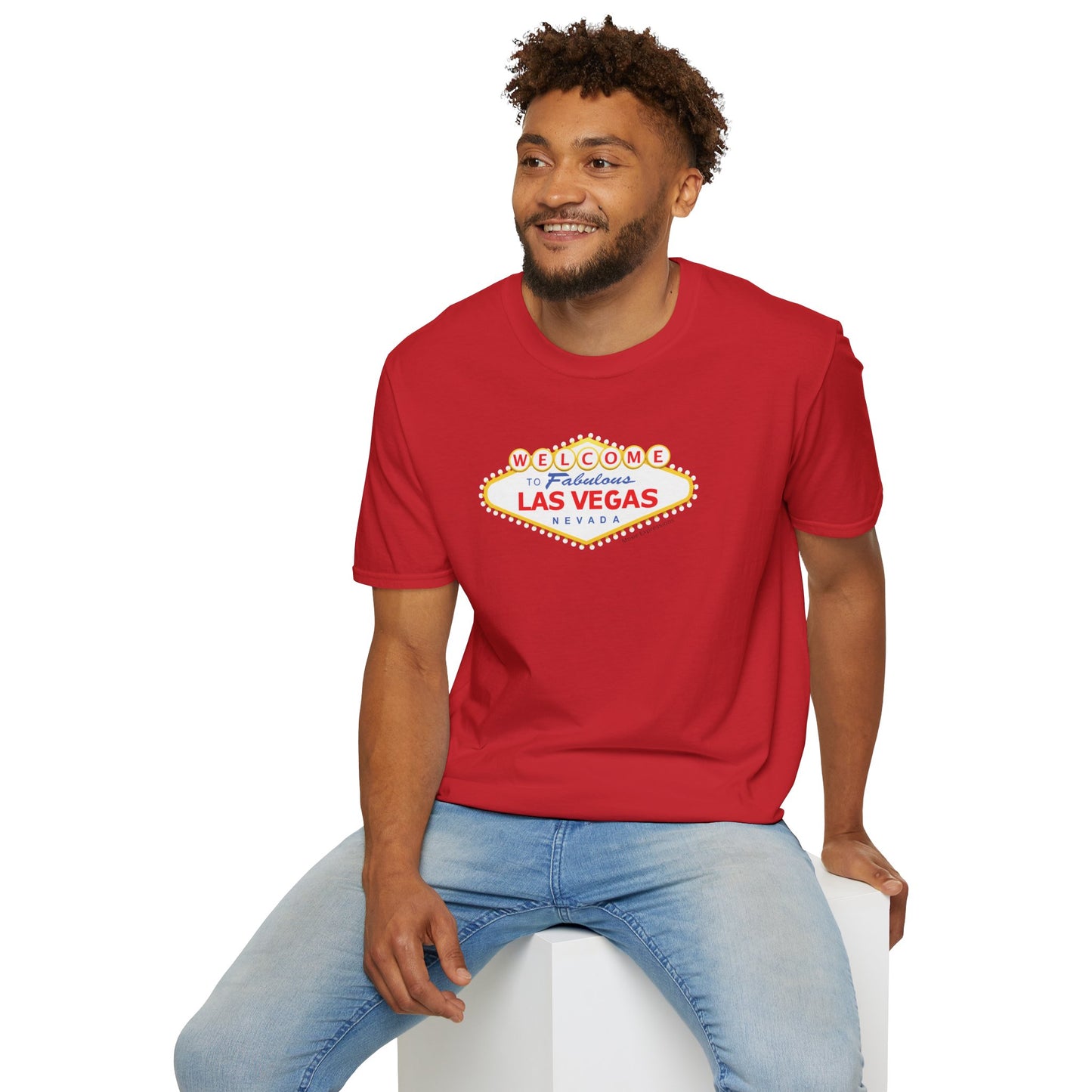 Vegas Vibes Unisex Softstyle Crewneck T-Shirt