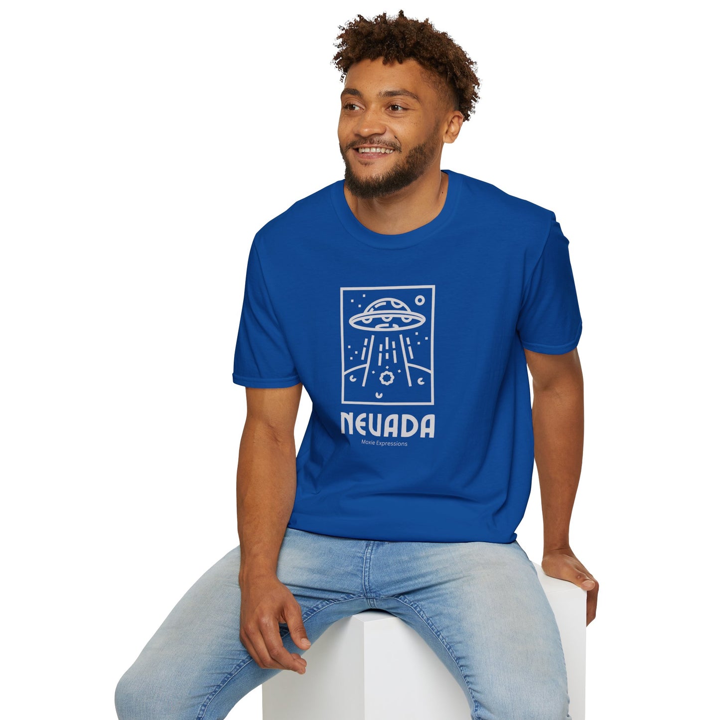 Nevada Alien Encounter Unisex Softstyle Crewneck T-Shirt
