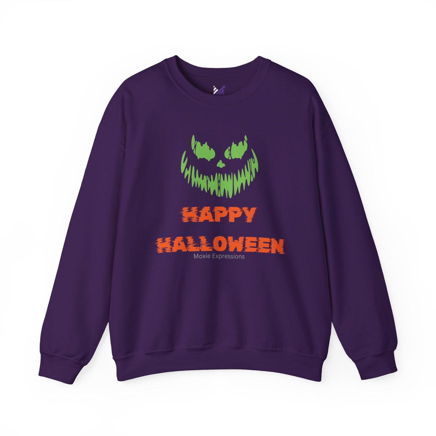 Spooky Jack o Lantern Unisex Crewneck Sweatshirt