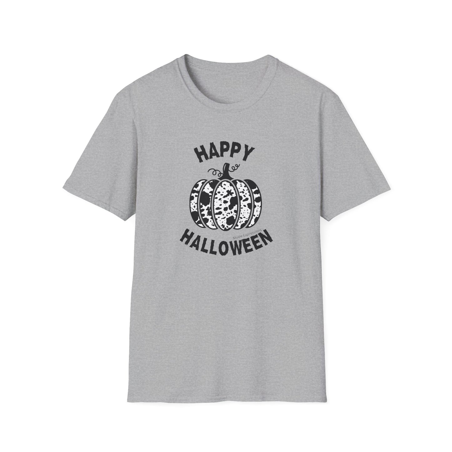 Cow Pumpkin Patch Unisex Softstyle Crewneck T-Shirt