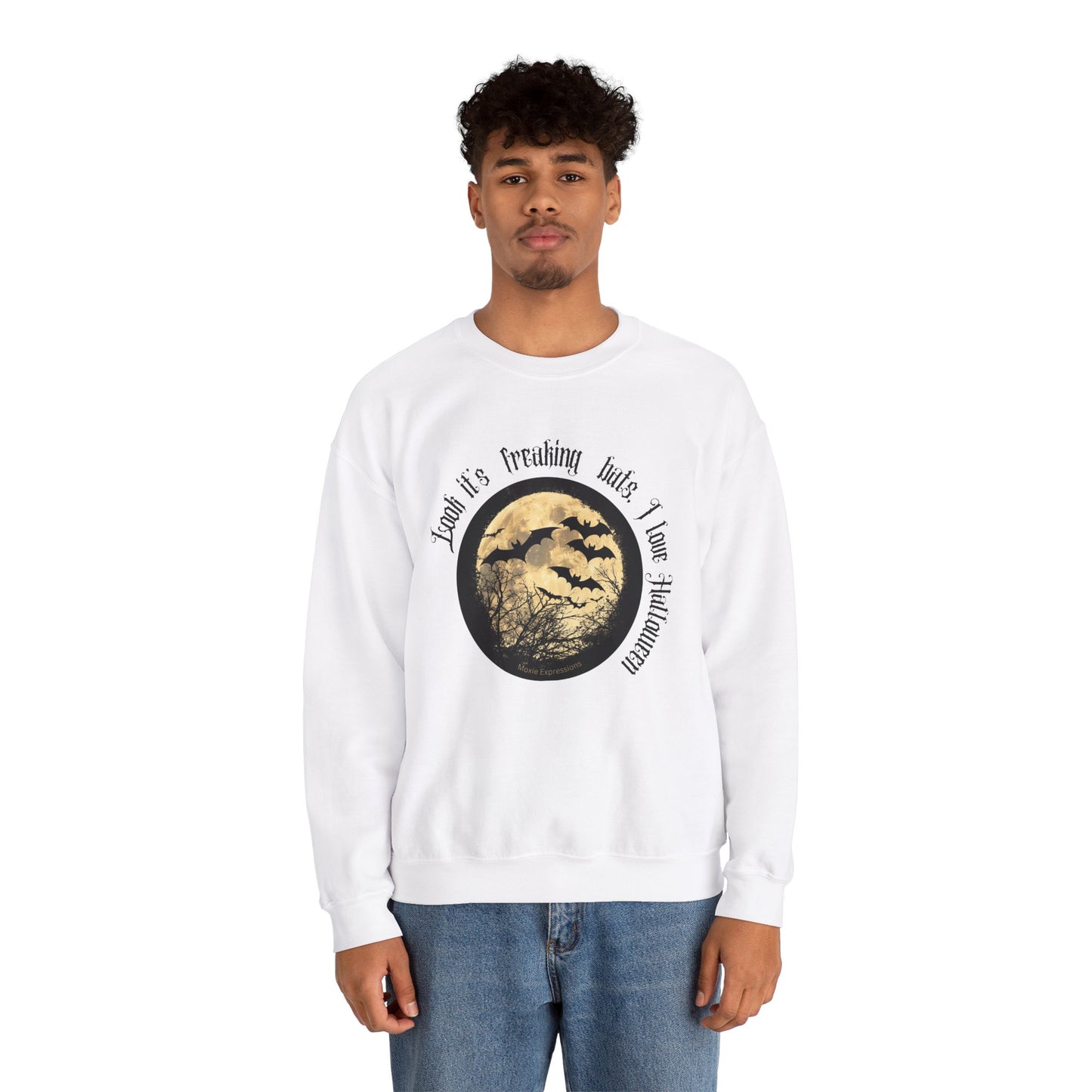 Twilight Bats Unisex Softstyle Crewneck T-Shirt