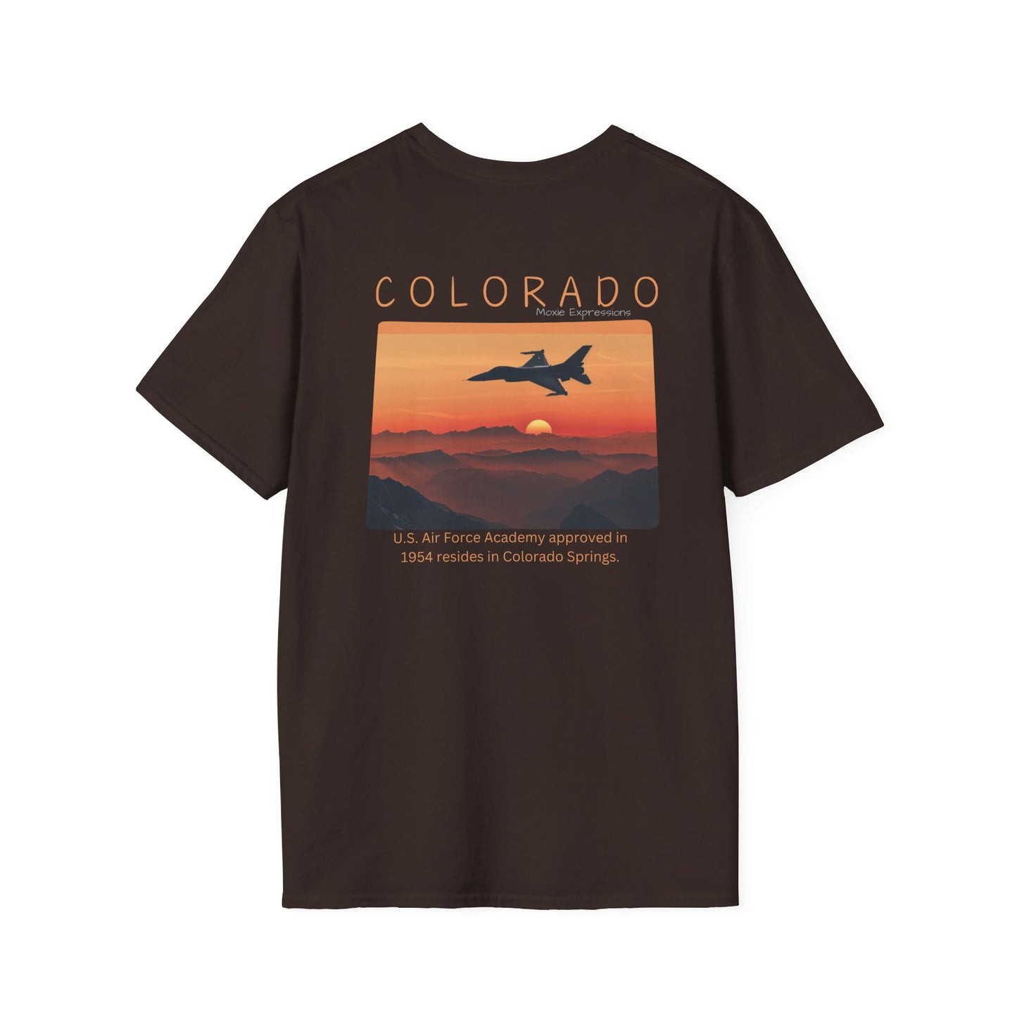 Colorado Cadet Wings Unisex Softstyle Crewneck T-Shirt