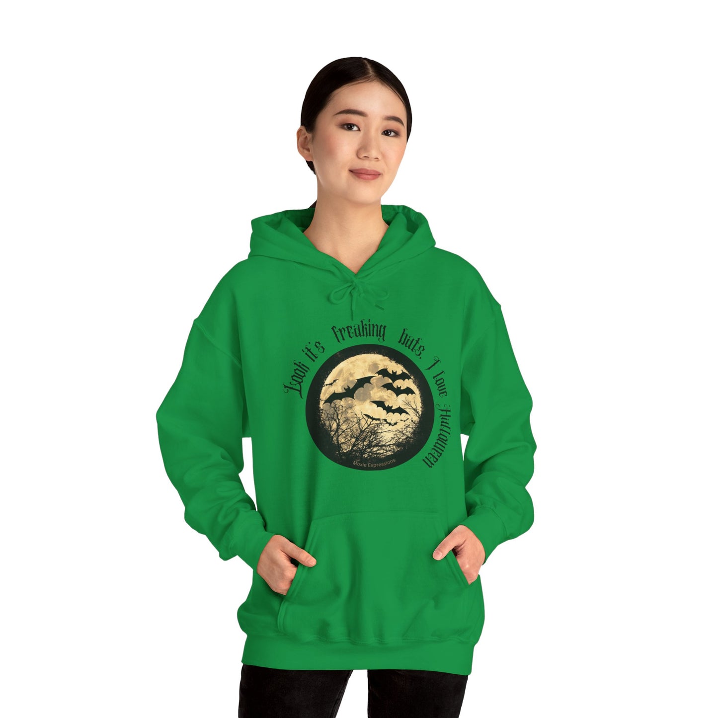 Twilight Bats Unisex Hooded Sweatshirt