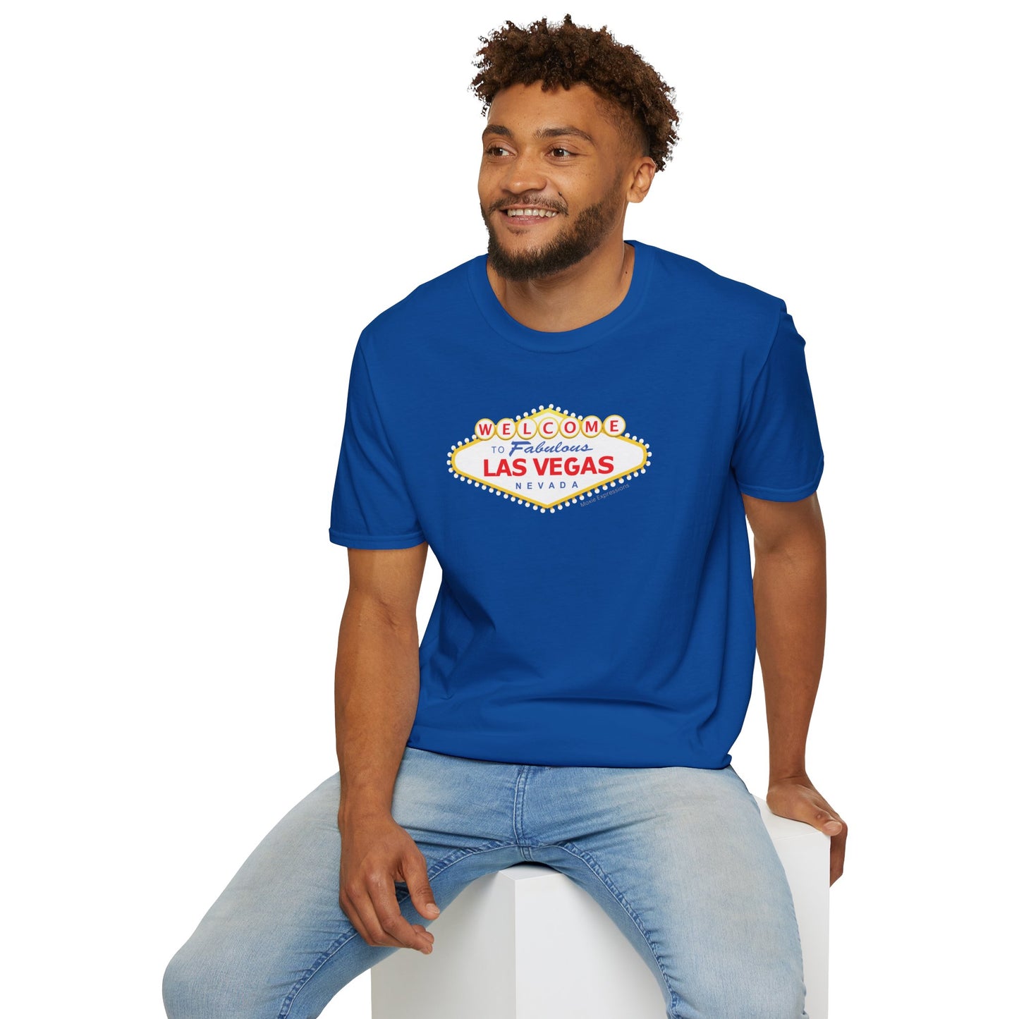 Vegas Vibes Unisex Softstyle Crewneck T-Shirt