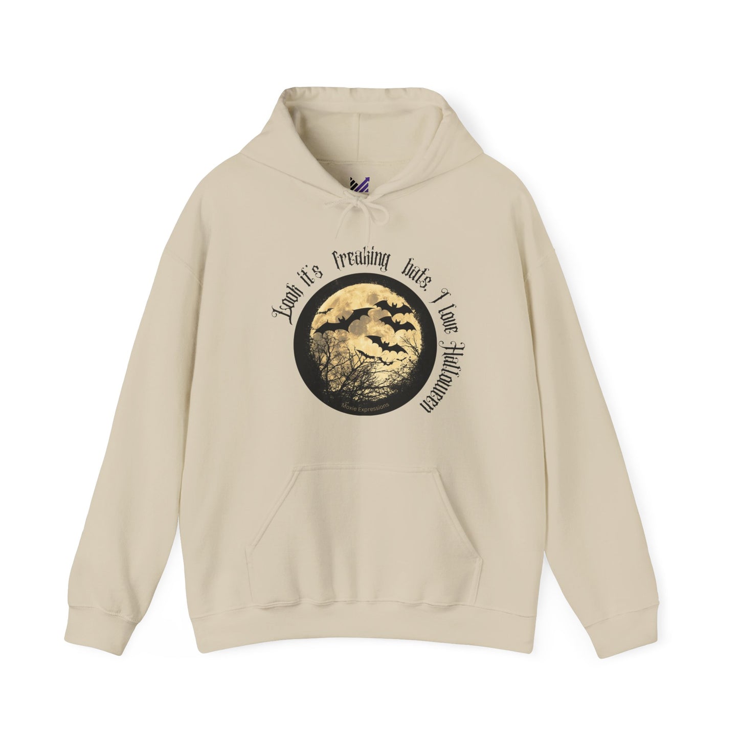 Twilight Bats Unisex Hooded Sweatshirt