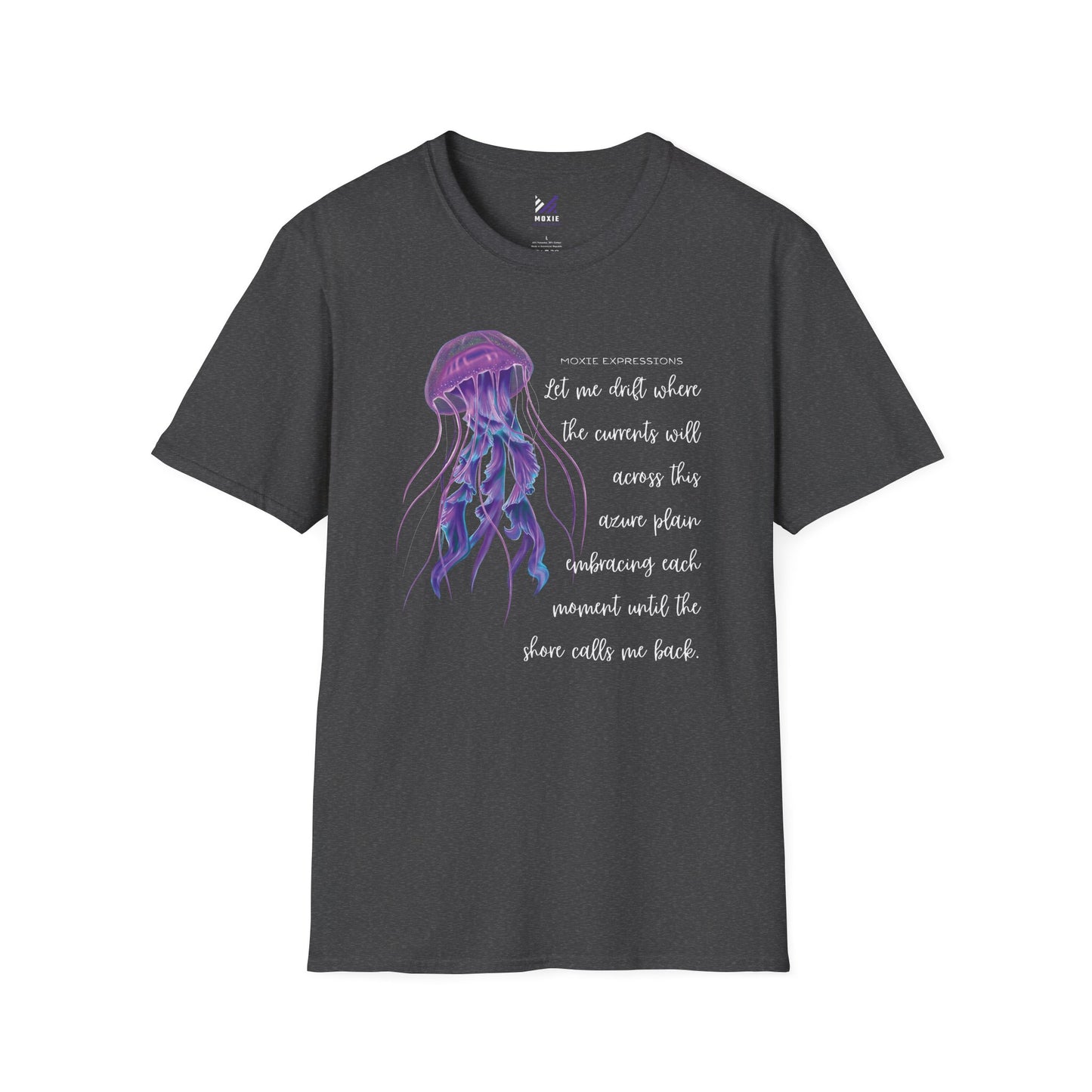 Ocean Whisper Unisex Softstyle Crewneck T-Shirt