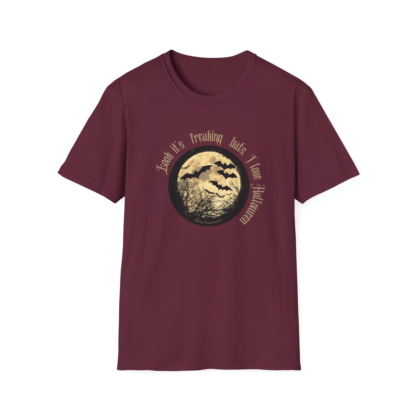 Twilight Bats Unisex Softstyle Crewneck T-Shirt