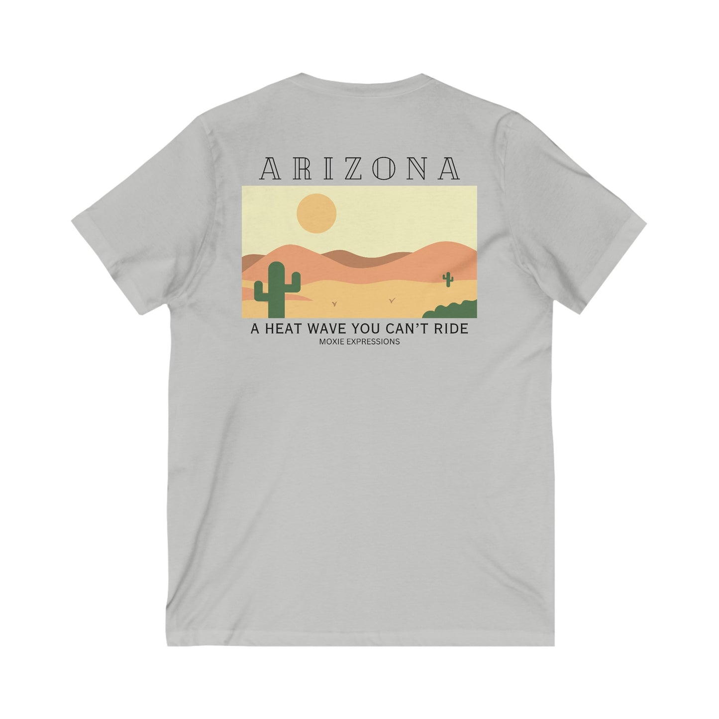 Arizona Heatwave Unisex Jersey Short Sleeve V-Neck Tee