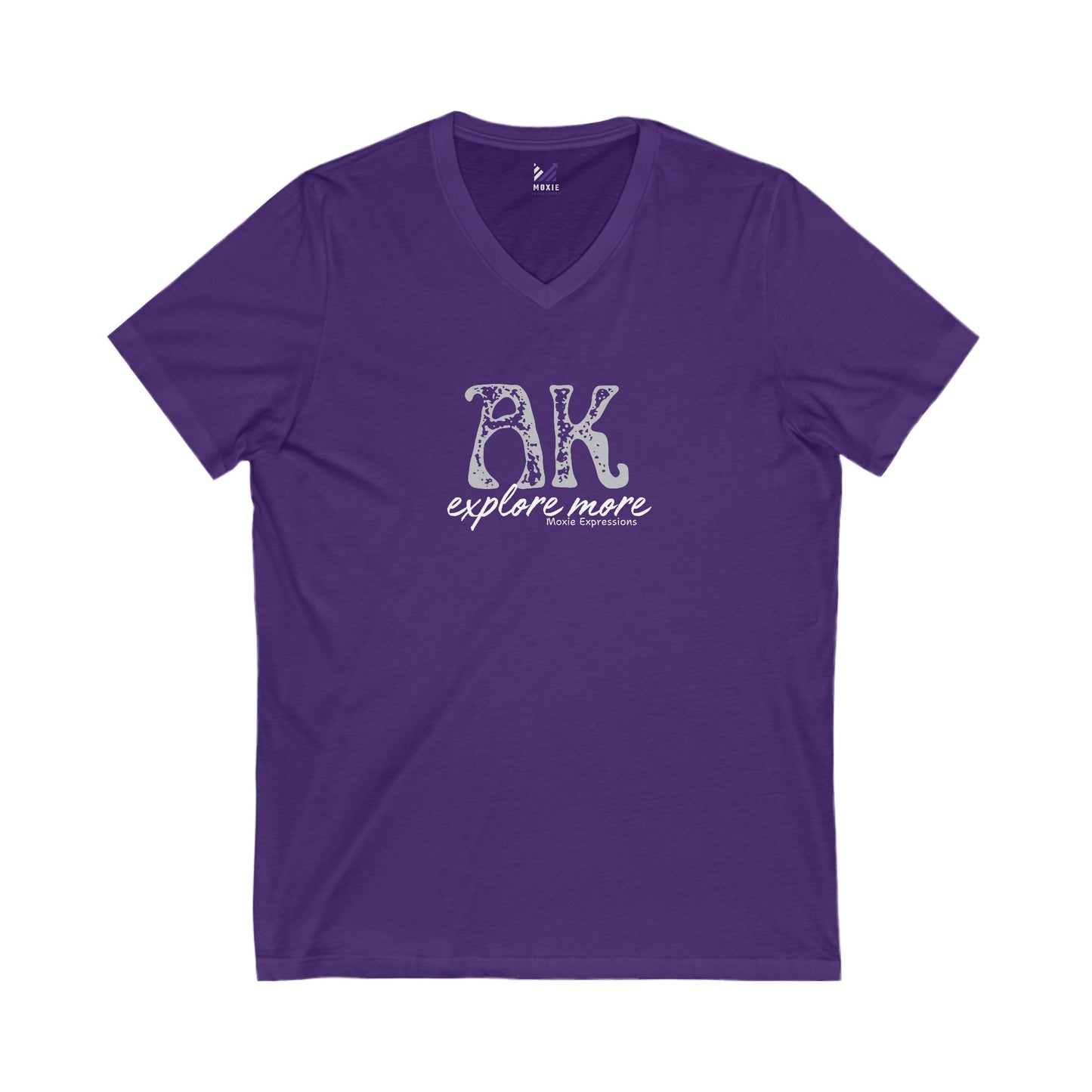 Alaska Explore More Unisex Jersey Short Sleeve V-Neck Tee