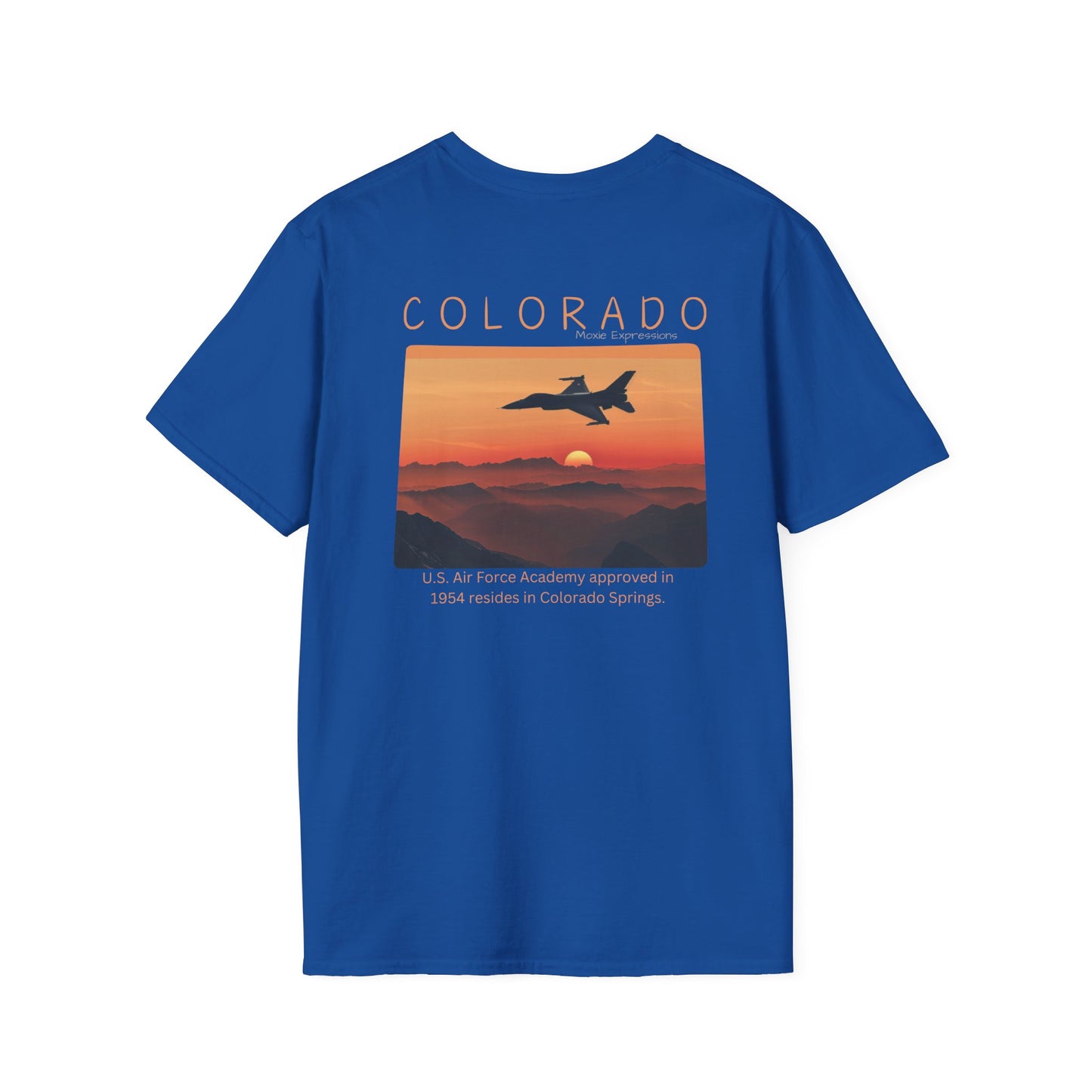 Colorado Cadet Wings Unisex Softstyle Crewneck T-Shirt