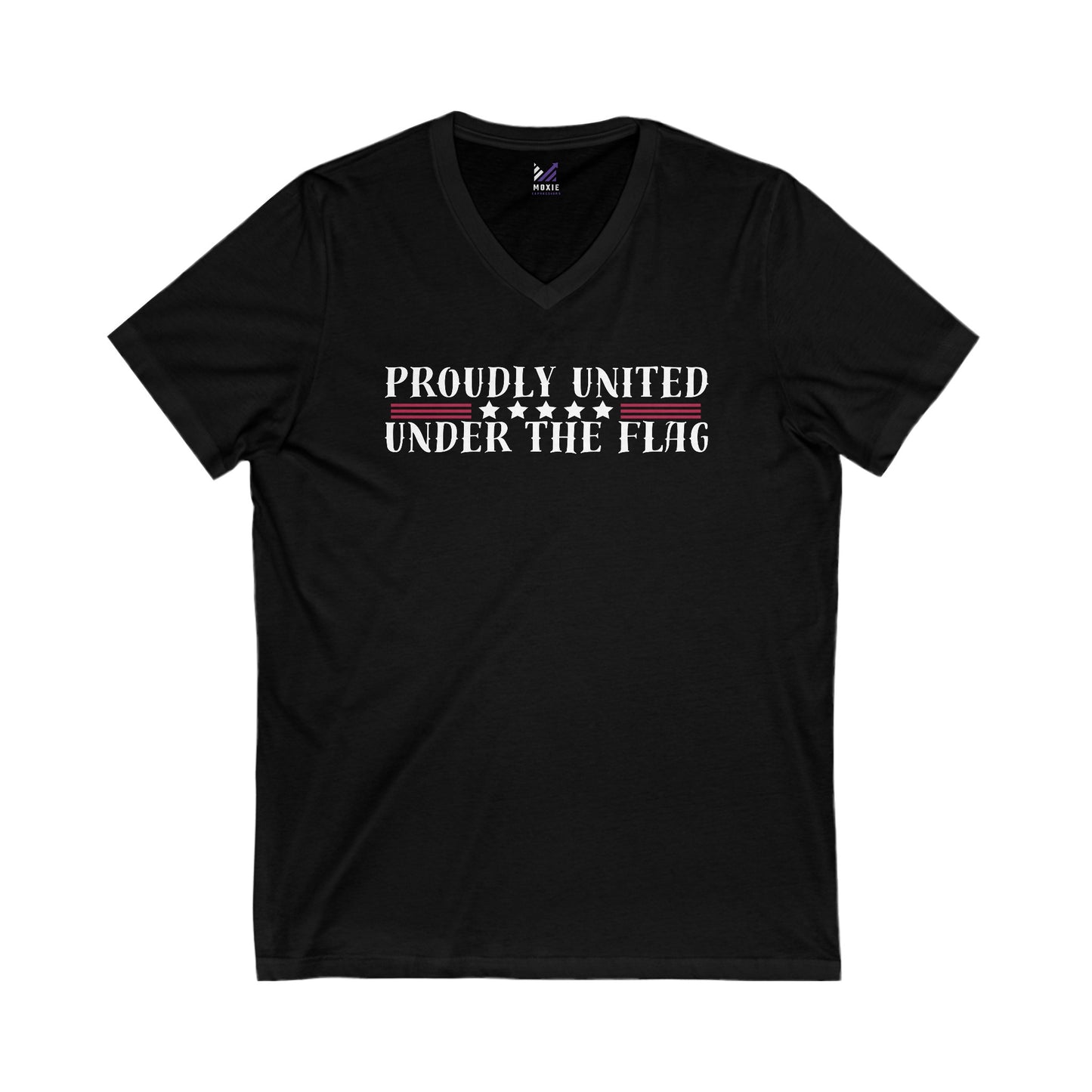 Eagle of Unity Unisex Jersey Short Sleeve V-Neck Tee
