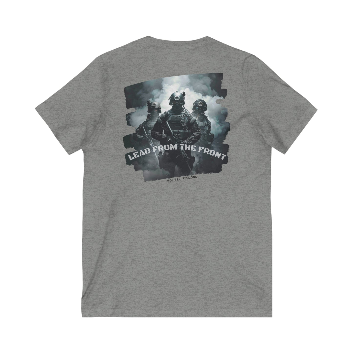 Frontline Valor Unisex Jersey Short Sleeve V-Neck Tee