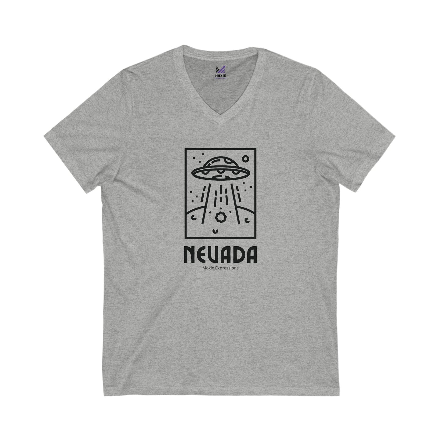 Nevada Alien Encounter Unisex Jersey Short Sleeve V-Neck Tee