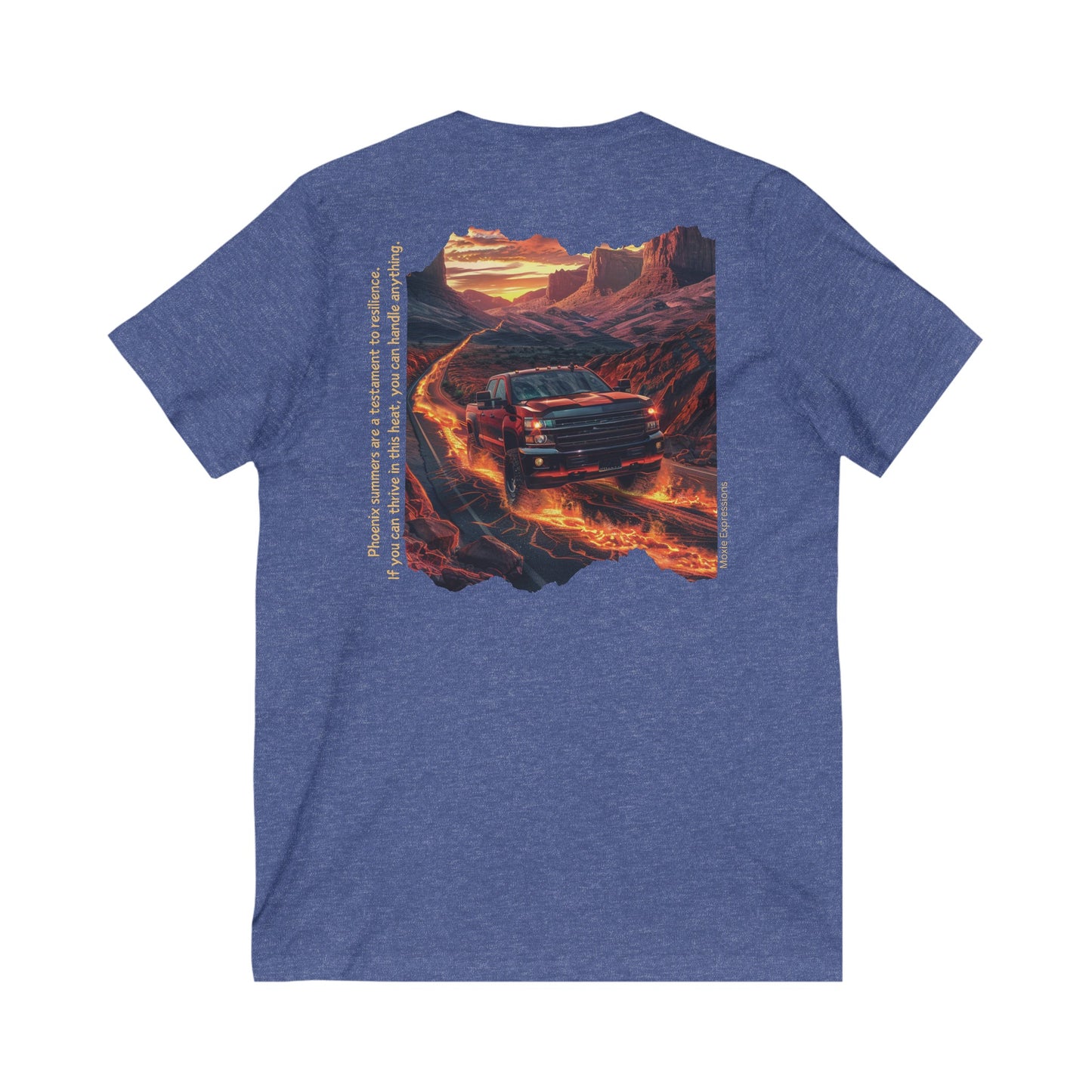Embrace the Sun Unisex Jersey Short Sleeve V-Neck Tee