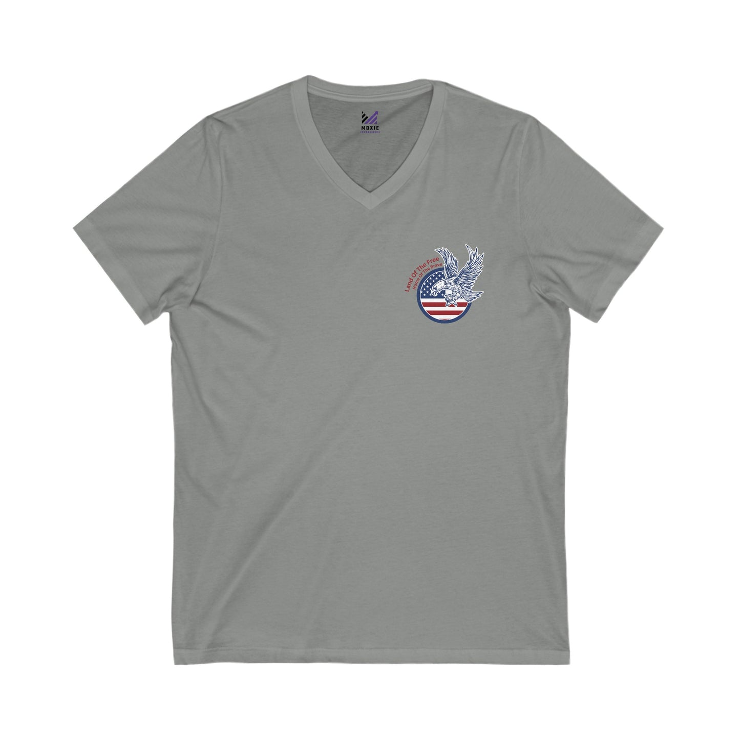 Brave Eagle Unisex Jersey Short Sleeve V-Neck Tee