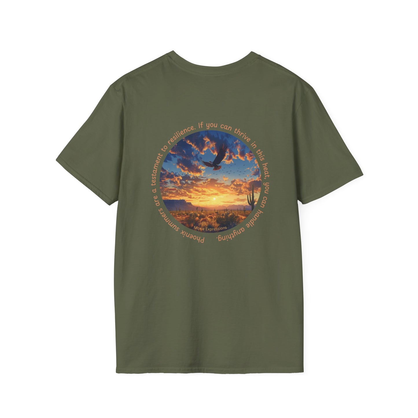 Desert Resilience Unisex Softstyle Crewneck T-Shirt