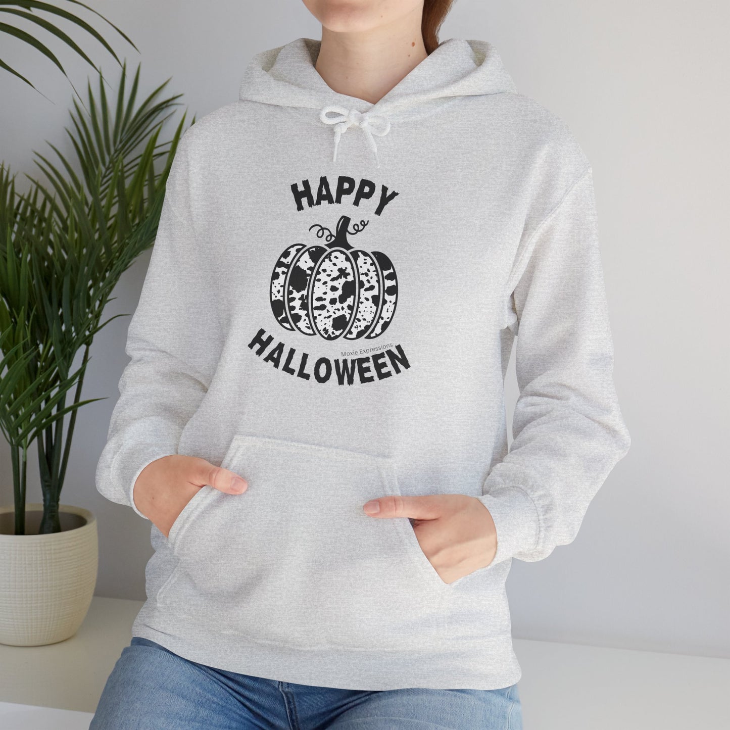 Cow Pumpkin Patch Unisex Hooded Sweatshirt