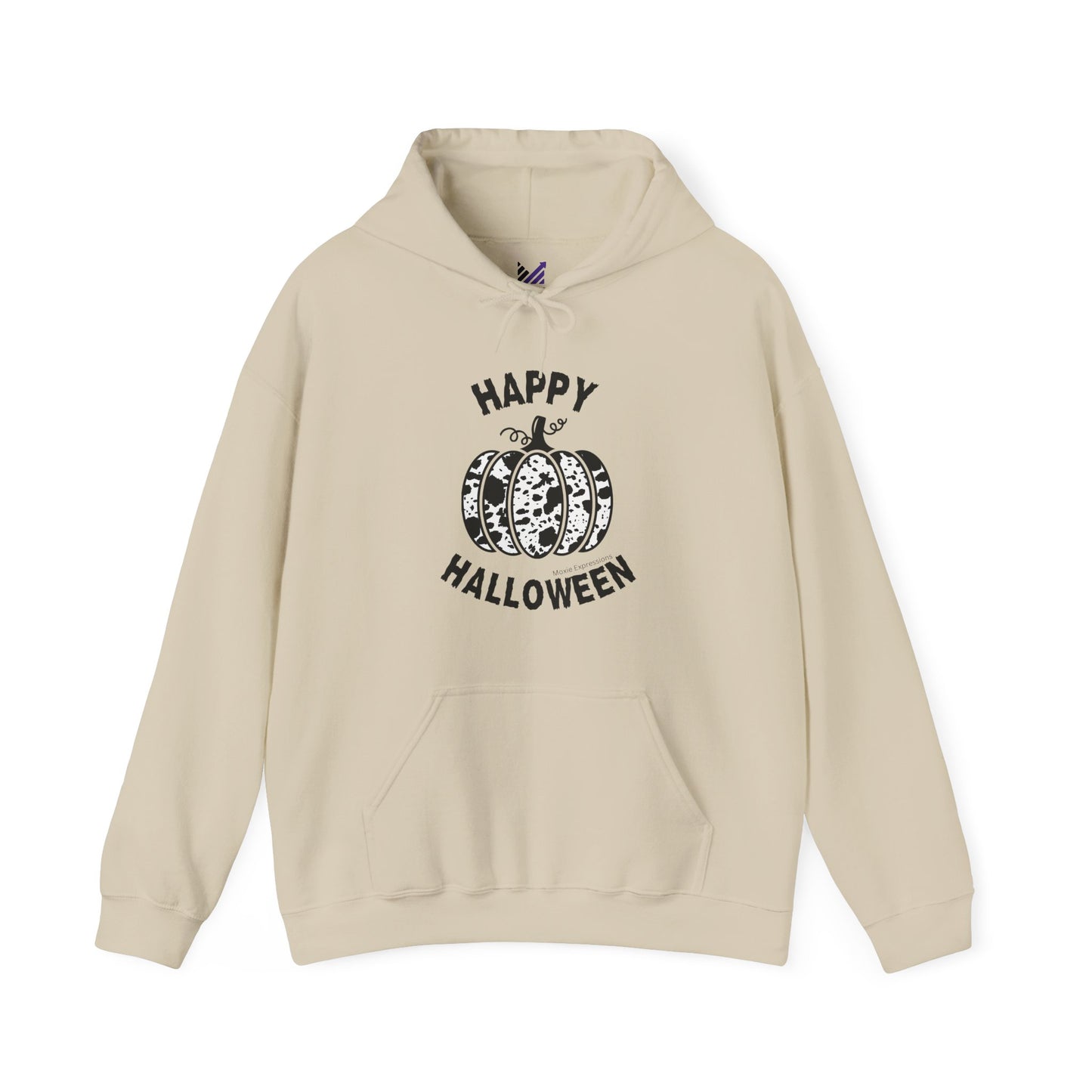 Cow Pumpkin Patch Unisex Hooded Sweatshirt