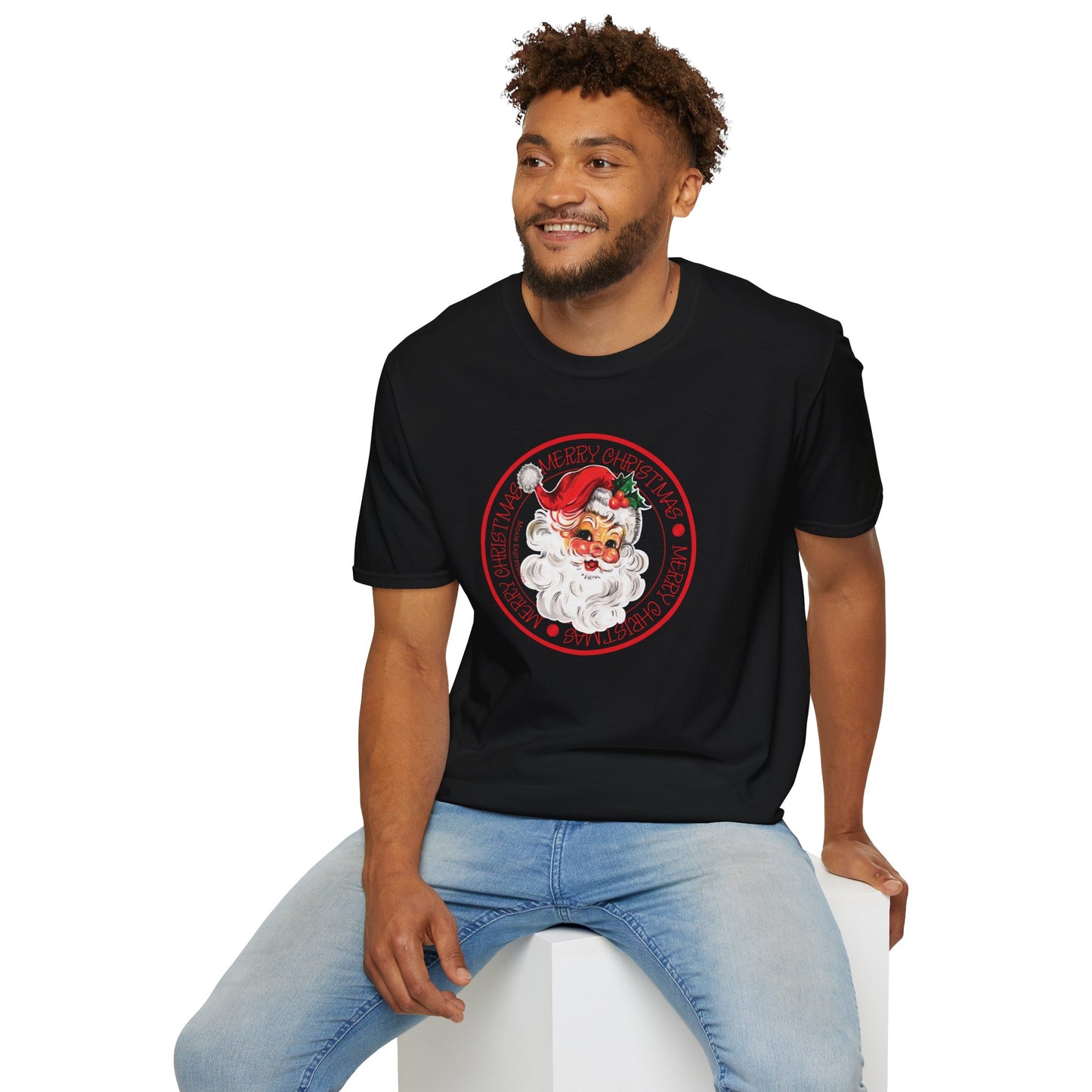 Jolly Santa Unisex Softstyle T-Shirt