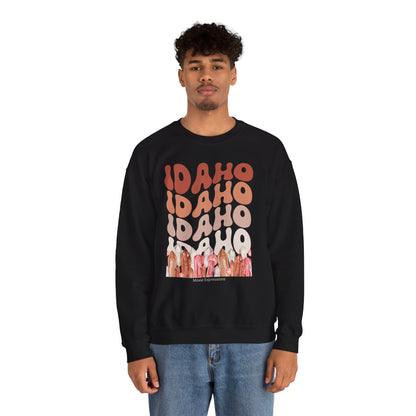 Idaho Gemstone Fusion Unisex Crewneck Sweatshirt