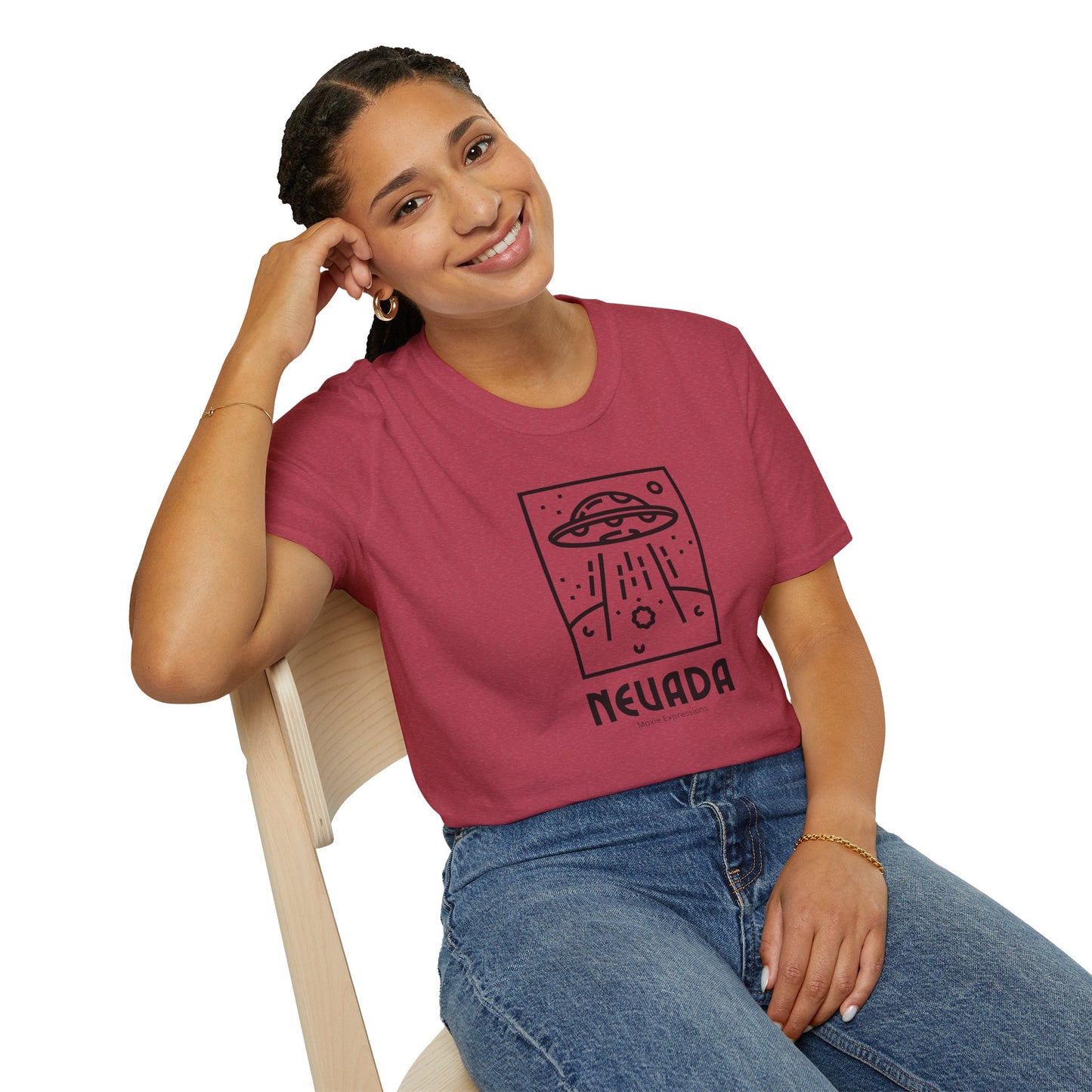Nevada Alien Encounter Unisex Softstyle Crewneck T-Shirt