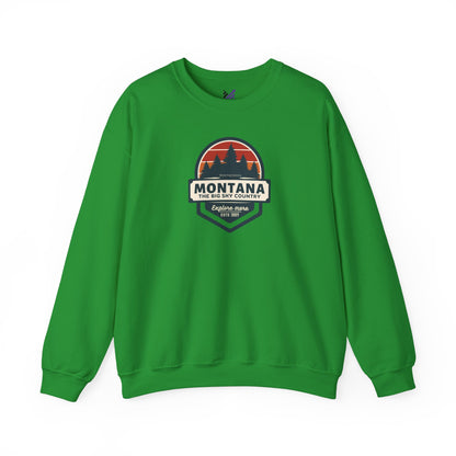 Montana Big Sky "Explore More" Unisex Crewneck Sweatshirt