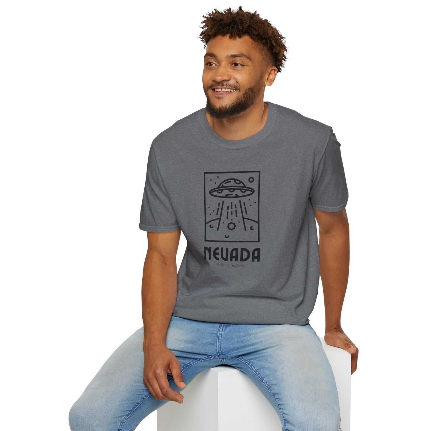 Nevada Alien Encounter Unisex Softstyle Crewneck T-Shirt