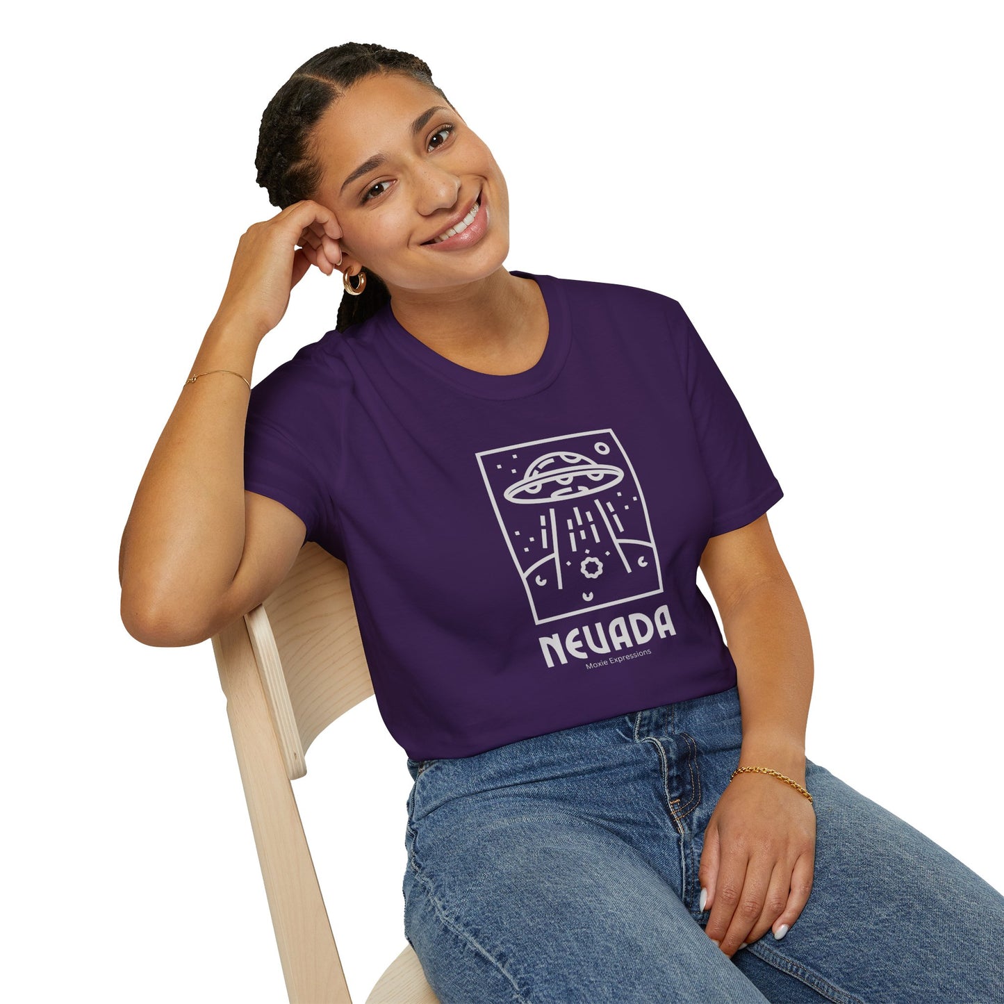 Nevada Alien Encounter Unisex Softstyle Crewneck T-Shirt