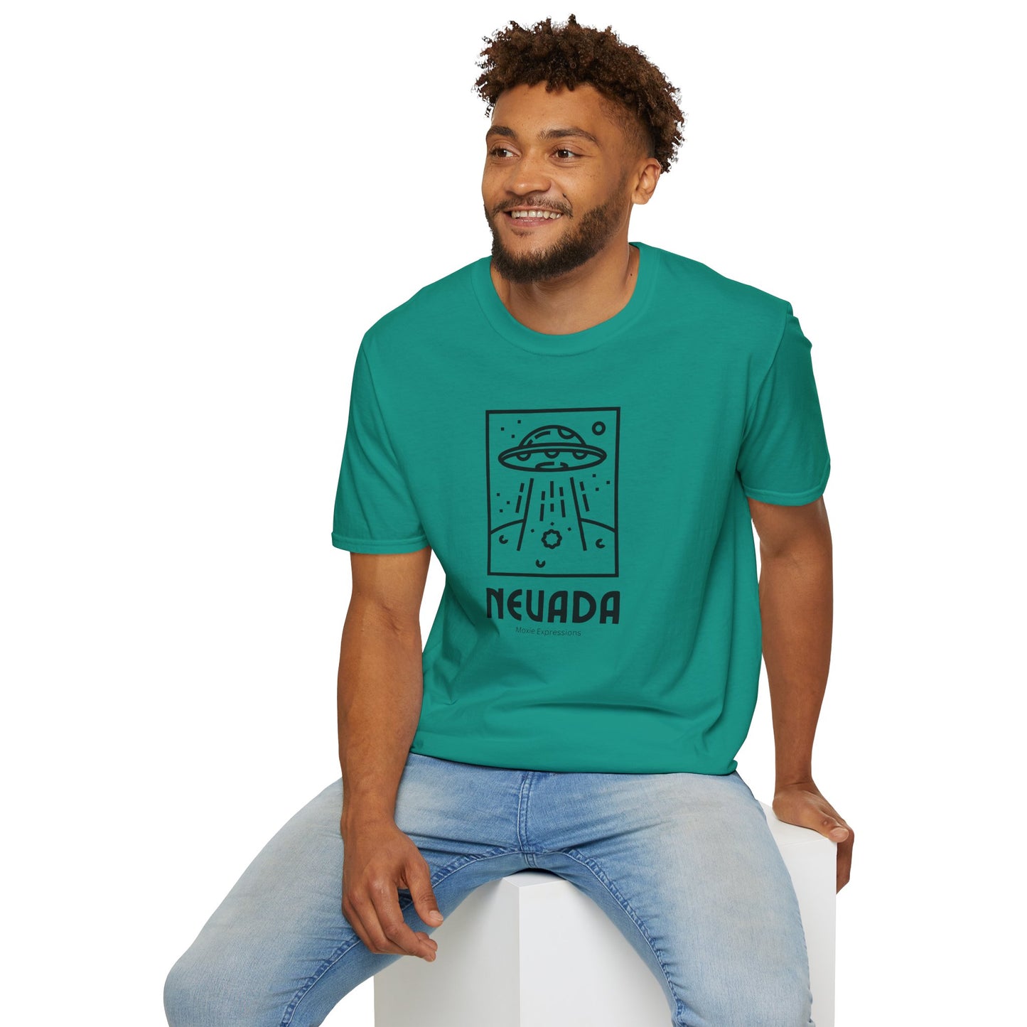 Nevada Alien Encounter Unisex Softstyle Crewneck T-Shirt