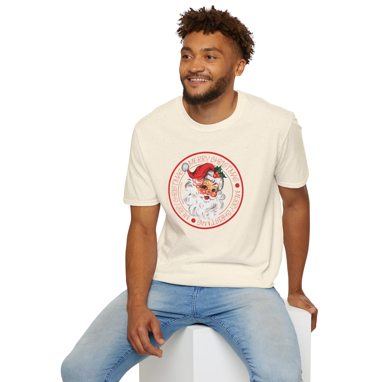 Jolly Santa Unisex Softstyle T-Shirt