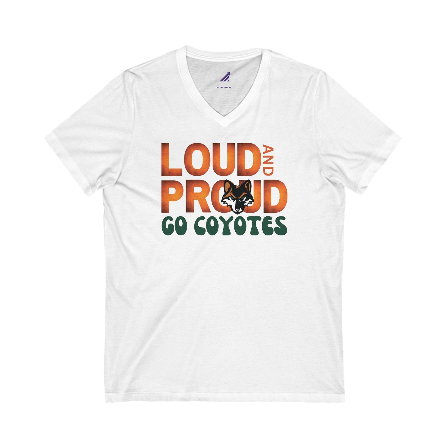 Campo Cheer - Loud & Proud (V-Neck, Bella Canvas)