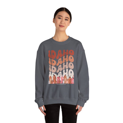 Idaho Gemstone Fusion Unisex Crewneck Sweatshirt