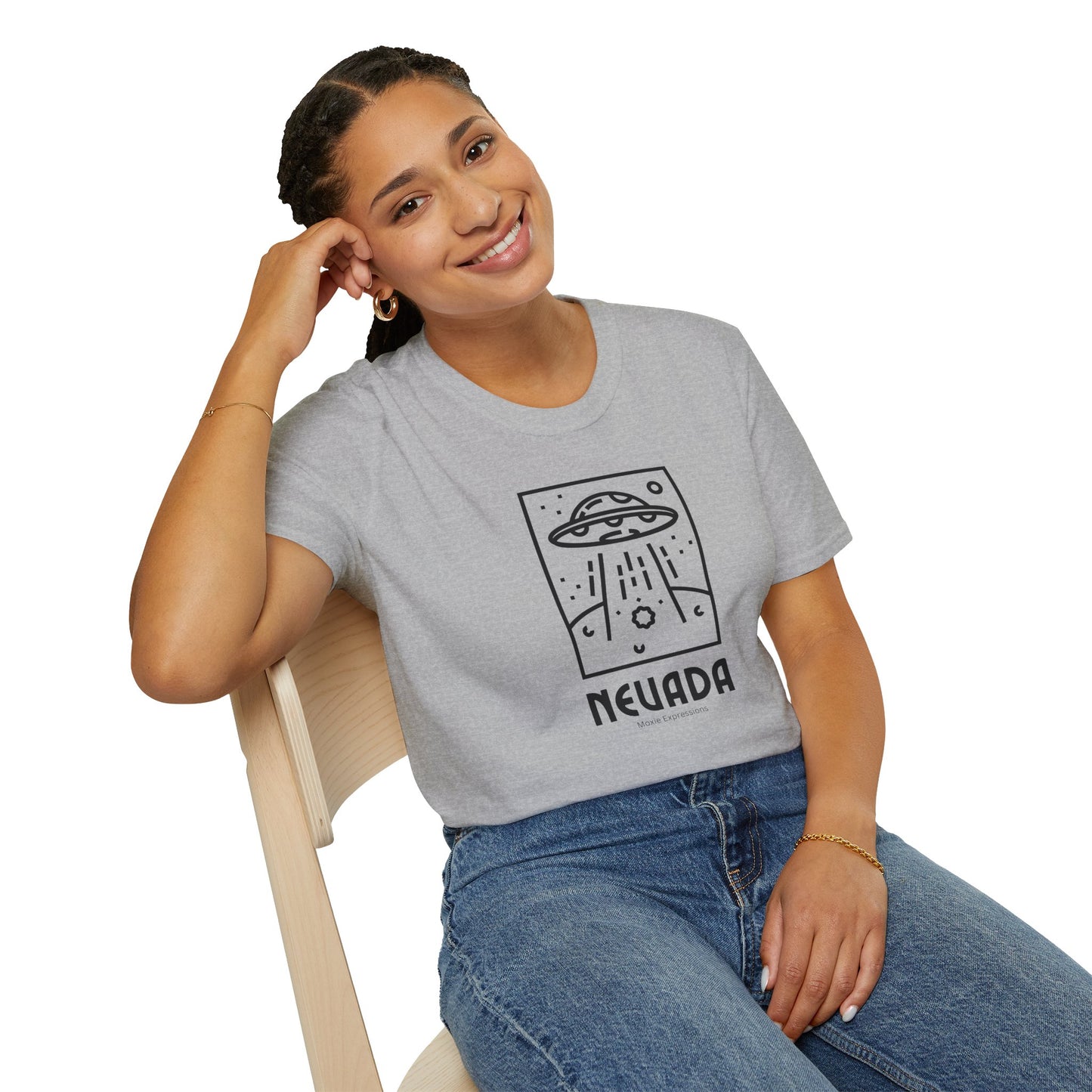 Nevada Alien Encounter Unisex Softstyle Crewneck T-Shirt