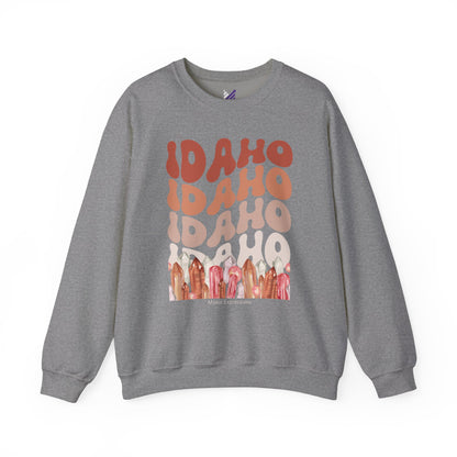 Idaho Gemstone Fusion Unisex Crewneck Sweatshirt