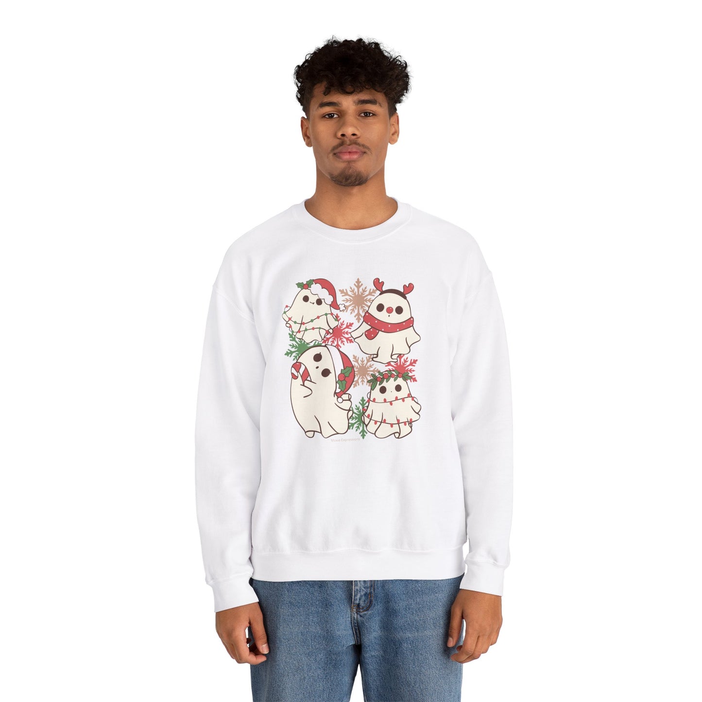 Spirited Holiday Unisex Heavy Blend™ Crewneck Sweatshirt