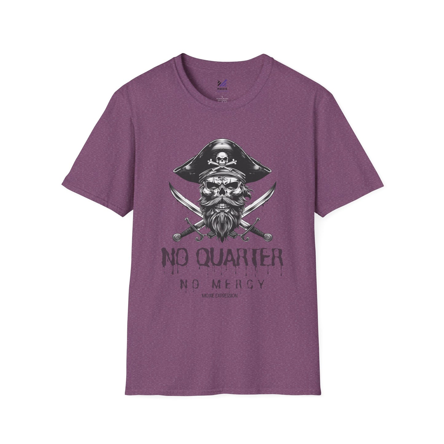 Blackbeard Pirate 'No Quarter, No Mercy' Crewneck Tee