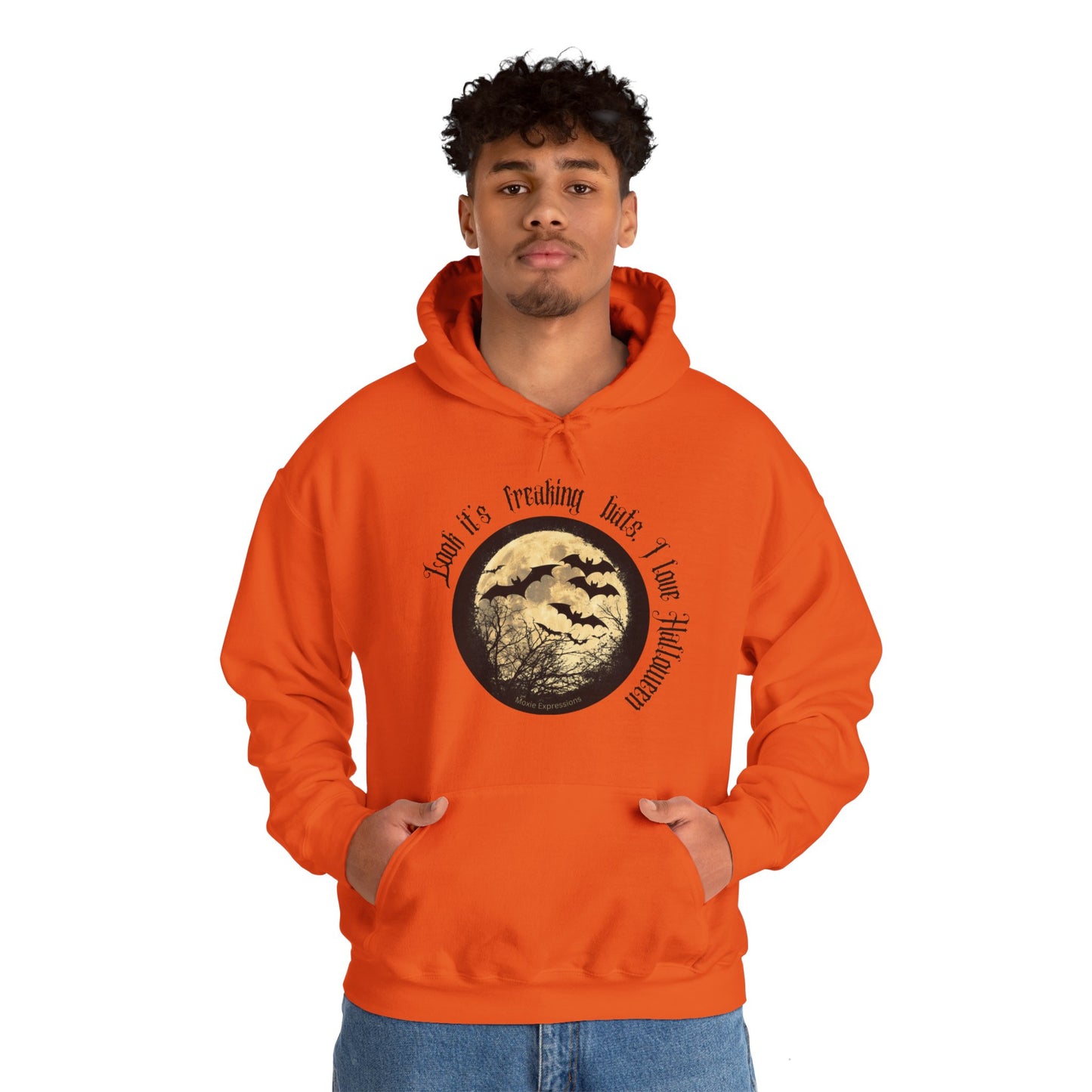 Twilight Bats Unisex Hooded Sweatshirt