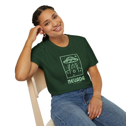 Nevada Alien Encounter Unisex Softstyle Crewneck T-Shirt