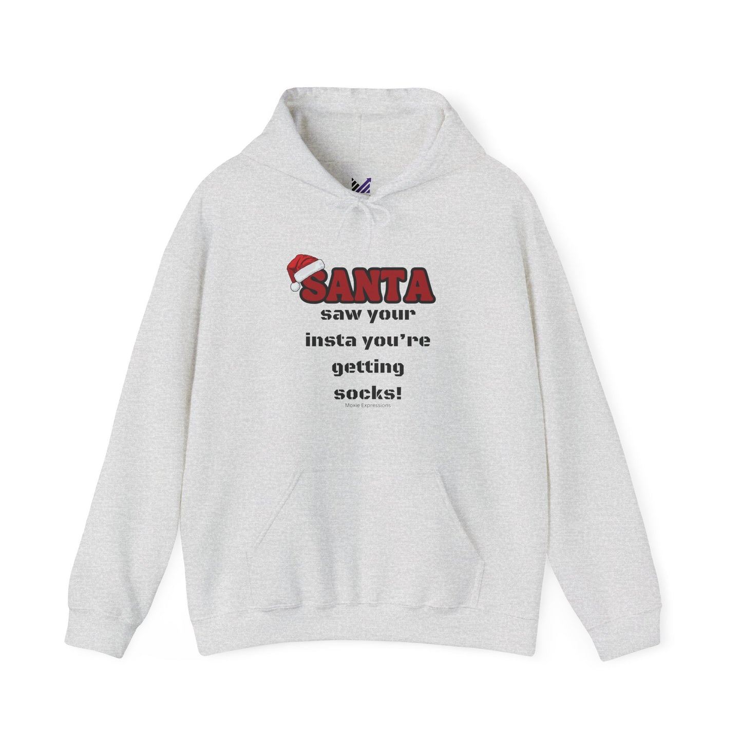 Christmas Socks Unisex Heavy Blend™ Hooded Sweatshirt