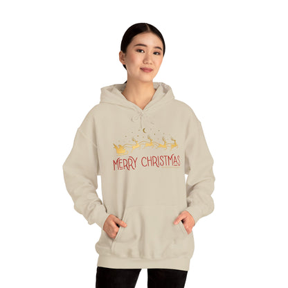 Santa's Sleigh Unisex Heavy Blend™ Hooded Sweatshirt